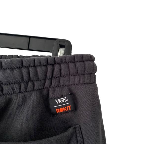 Vans x Rokit Durham Collab Charcoal Gray Sweatpants size XS - Picture 7 of 9